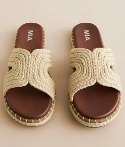 Mia Syrie Jute Sandal Natural Hot