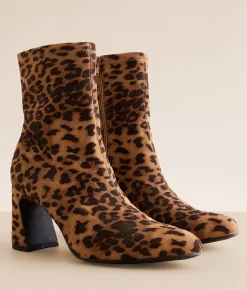 Mia Tabiona Leopard Ankle Boot Leopard Print Discount