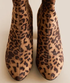Mia Tabiona Leopard Ankle Boot Leopard Print Discount