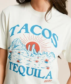 Tops | Ariat Tacos & Tequila Boyfriend T-Shirt Vanilla Ice