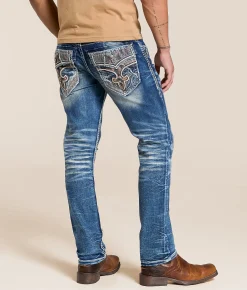 Rock Revival Tad Alternative Straight Stretch Jean Tad A203 New
