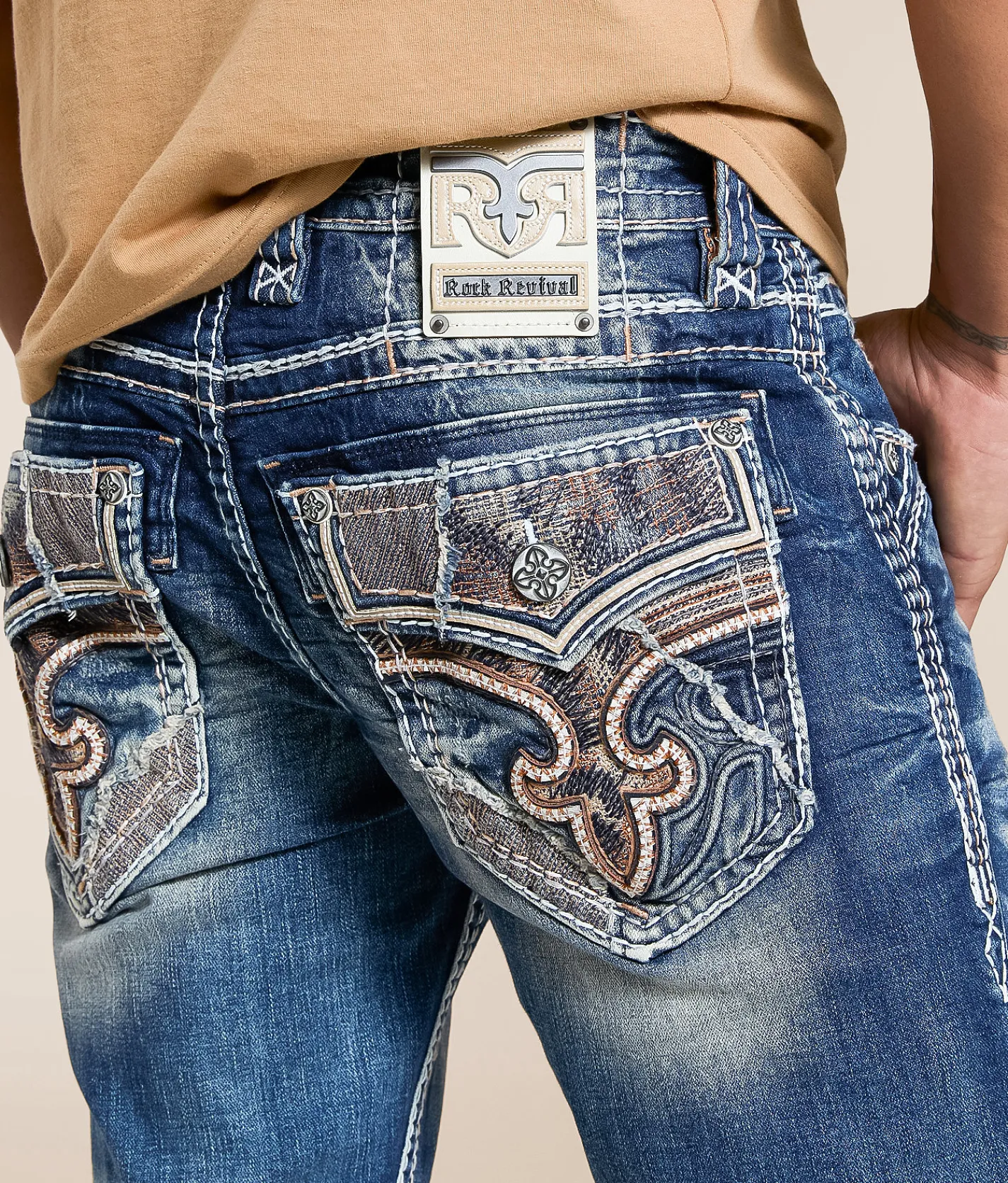 Rock Revival Tad Alternative Straight Stretch Jean Tad A203 New