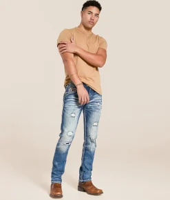 Rock Revival Jeans|Jeans | Rock Revival Tad Alternative Straight Stretch Jean Tad A203