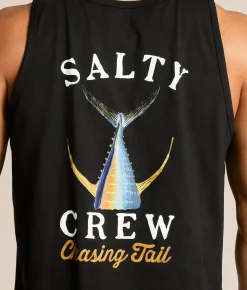 Salty Crew Tailed Tank Top Black New