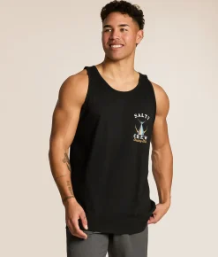 Salty Crew Tailed Tank Top Black New