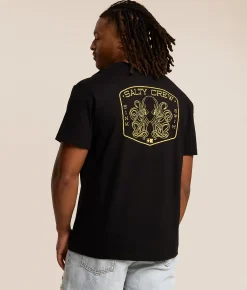 Salty Crew Tako Club T-Shirt Black Hot