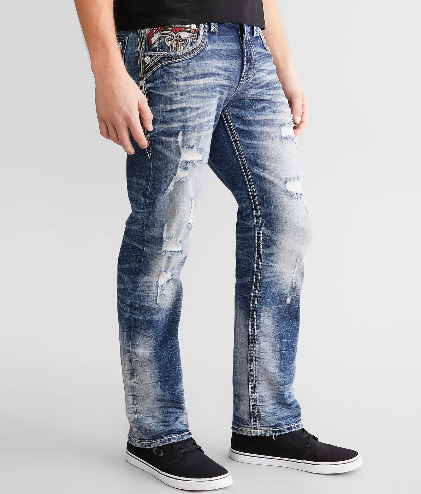 Rock Revival Jeans|Bottoms | Rock Revival Tanner Straight Stretch Jean Tanner J207