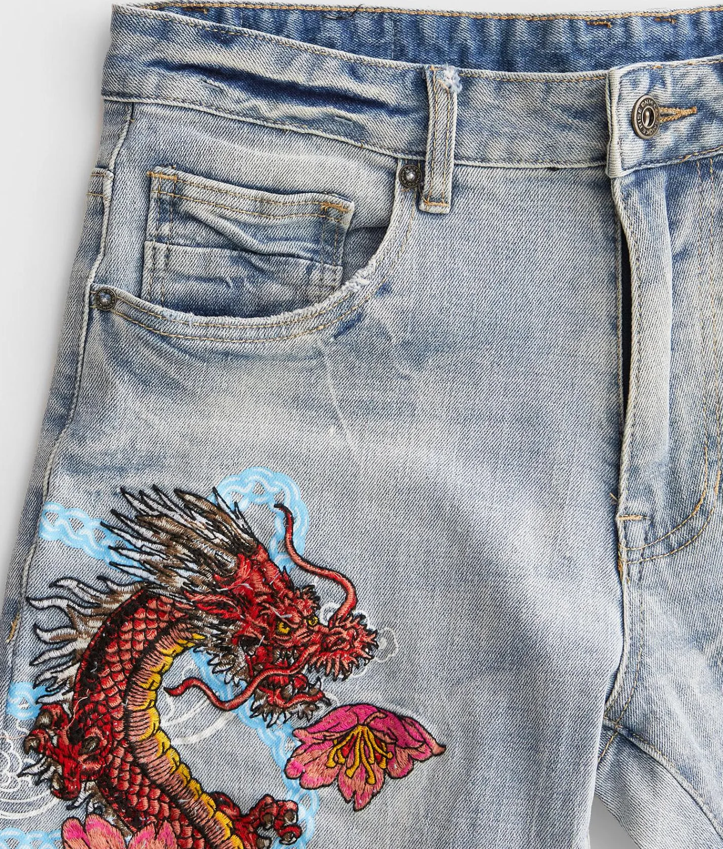 Smoke Rise® Taper Stretch Jean Sunset Blue Hot