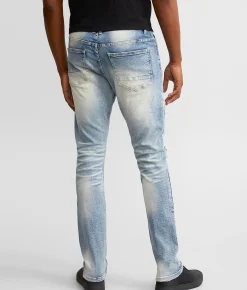 Smoke Rise® Taper Stretch Jean Canal Blue Sale