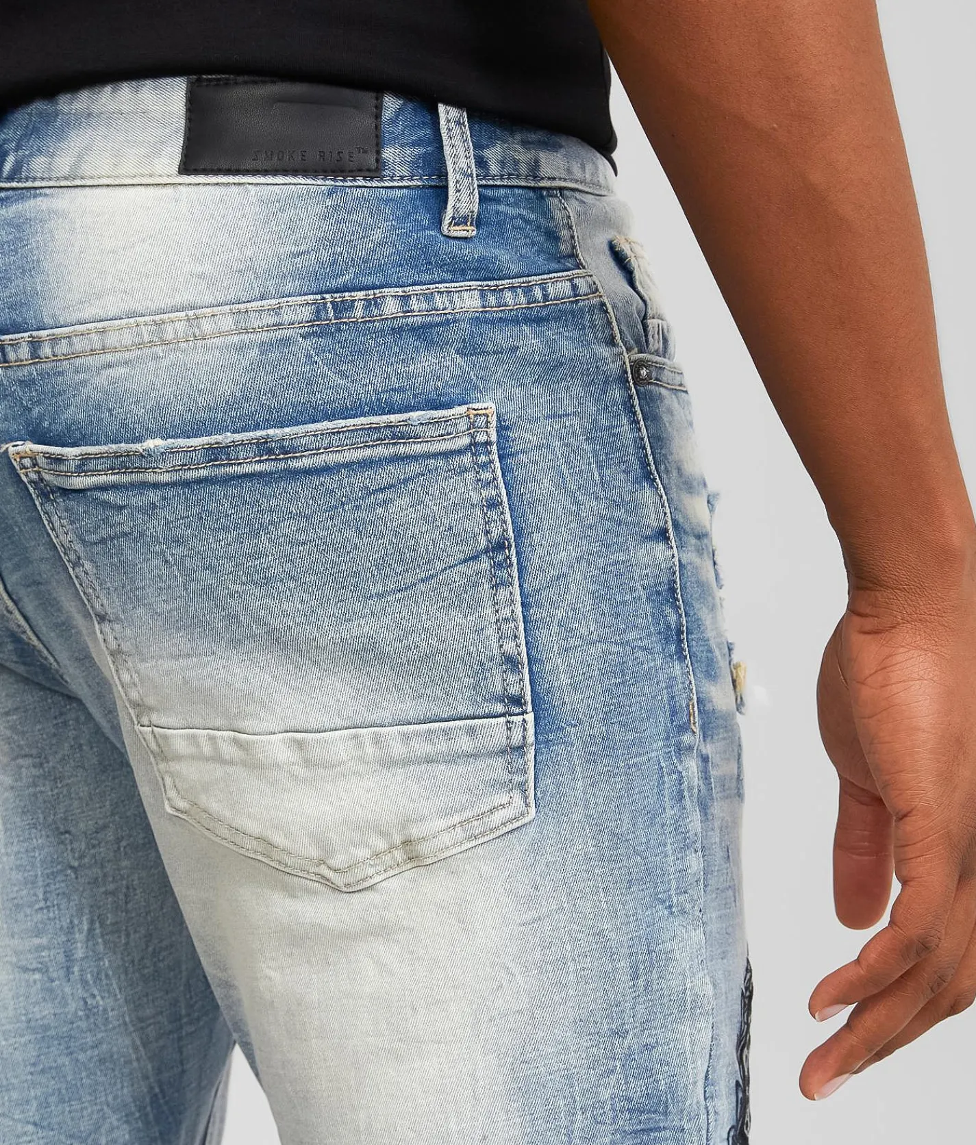 Smoke Rise® Taper Stretch Jean Canal Blue Sale