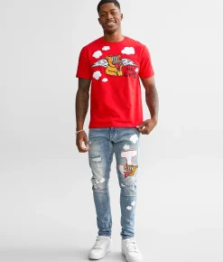Sale Jeans|Bottoms | Smoke Rise® Taper Stretch Jean Orient Blue