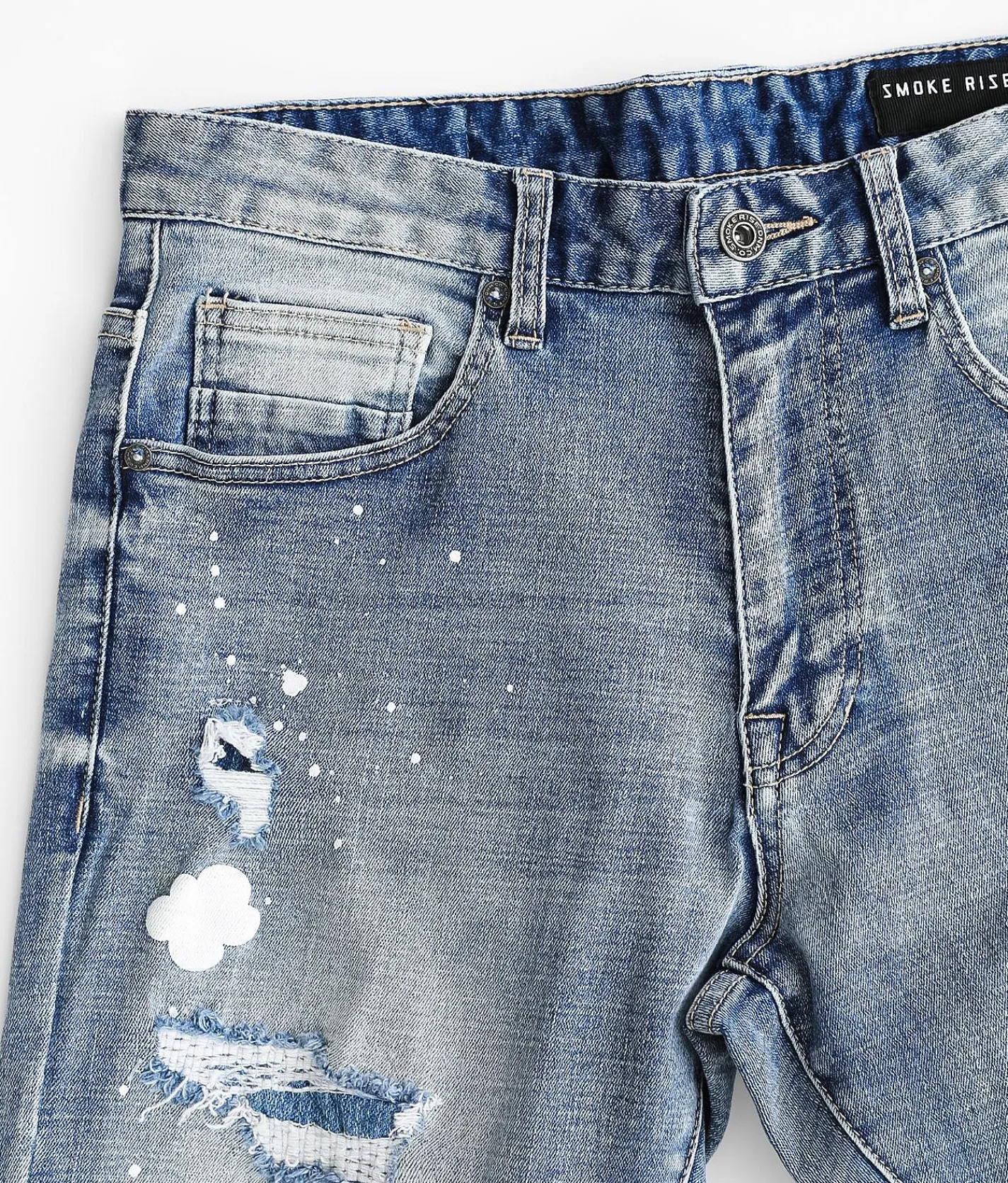 Sale Jeans|Bottoms | Smoke Rise® Taper Stretch Jean Orient Blue