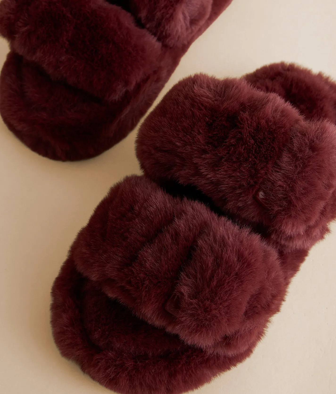 Mia Tareah Double Strap Slipper Neutral Best