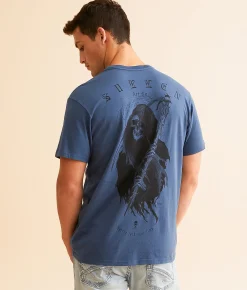 Graphic T-Shirts | Sullen Tassi Reaper T-Shirt Dark Denim
