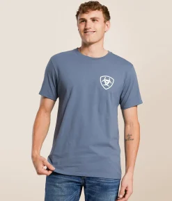 Ariat Tattered Sack T-Shirt Grisalle Outlet