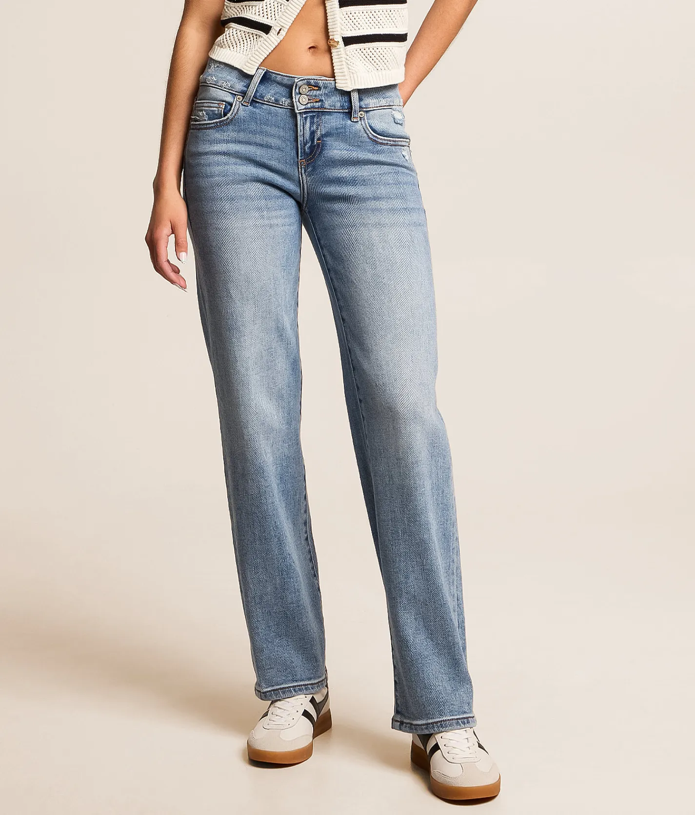 HIDDEN Tatum Classic Straight Stretch Jean Point Cabrillo New