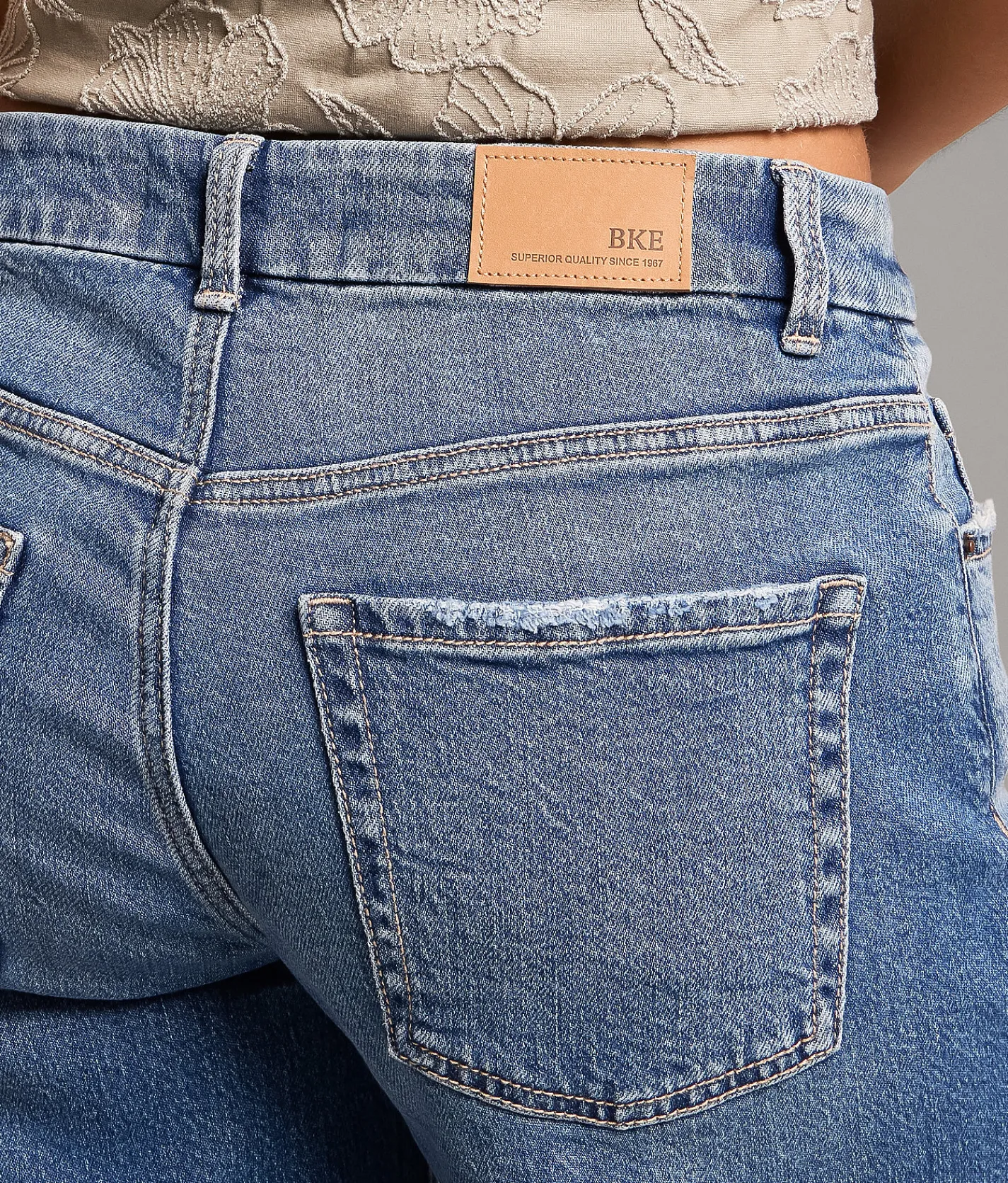 BKE Taylor Low Slung Baggy Wide Leg Stretch Jean Alonzo 2