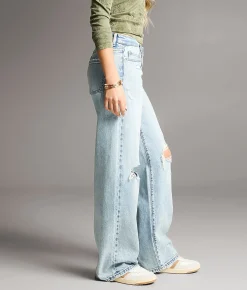BKE Taylor Low Slung Baggy Wide Leg Stretch Jean Hyman Online