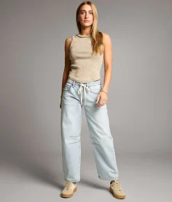 BKE Taylor Low Slung Horsehoe Stretch Jean Haring 3 Sale