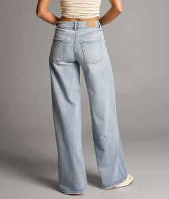 BKE Taylor Low Slung Wide Leg Stretch Jean Wendling Hot