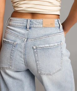 BKE Taylor Low Slung Wide Leg Stretch Jean Wendling Hot