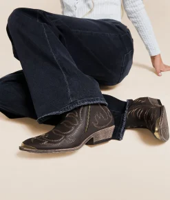 Very G Tazz Western Ankle Boot Black Hot
