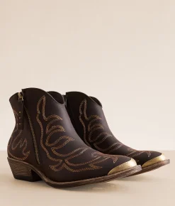 Very G Tazz Western Ankle Boot Black Hot