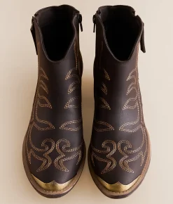 Very G Tazz Western Ankle Boot Black Hot
