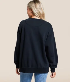 Tops | Gameday SOCIAL® TCU Horned Frogs Oversized Pullover Black