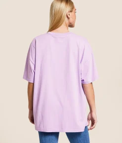 Gameday SOCIAL® TCU Horned Frogs Oversized T-Shirt Lavender Clearance