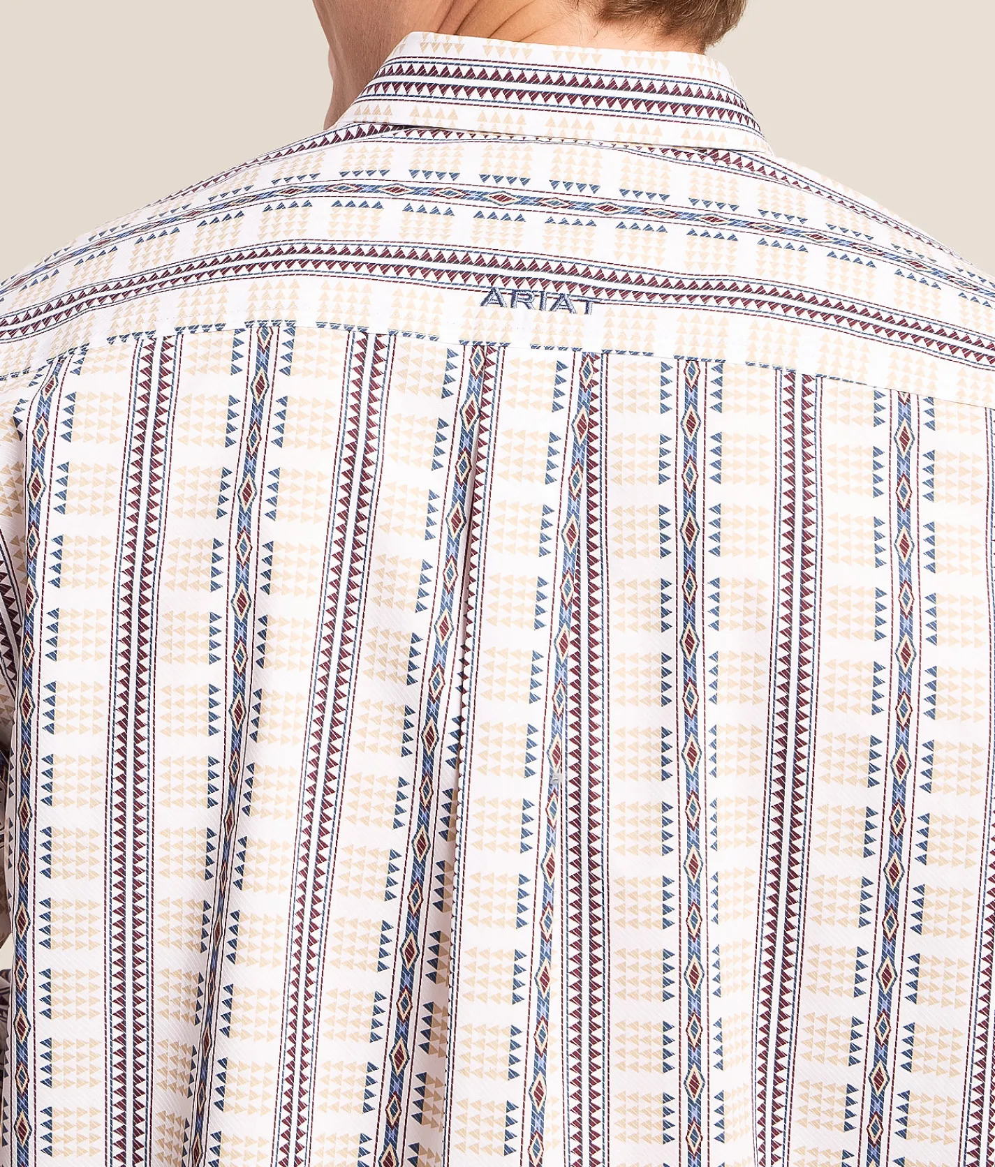Tops | Ariat Team Daniel Shirt White Multi