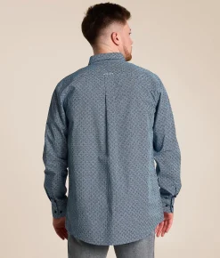 Ariat Team Jansen Fitted Shirt Navy Light Blue Discount