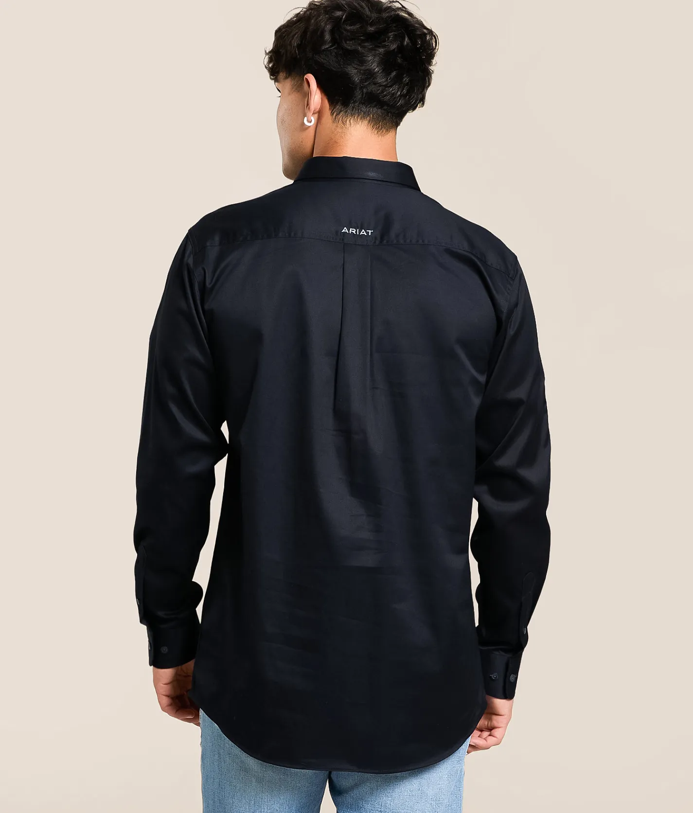 Ariat Team Logo Shirt Black Grey New
