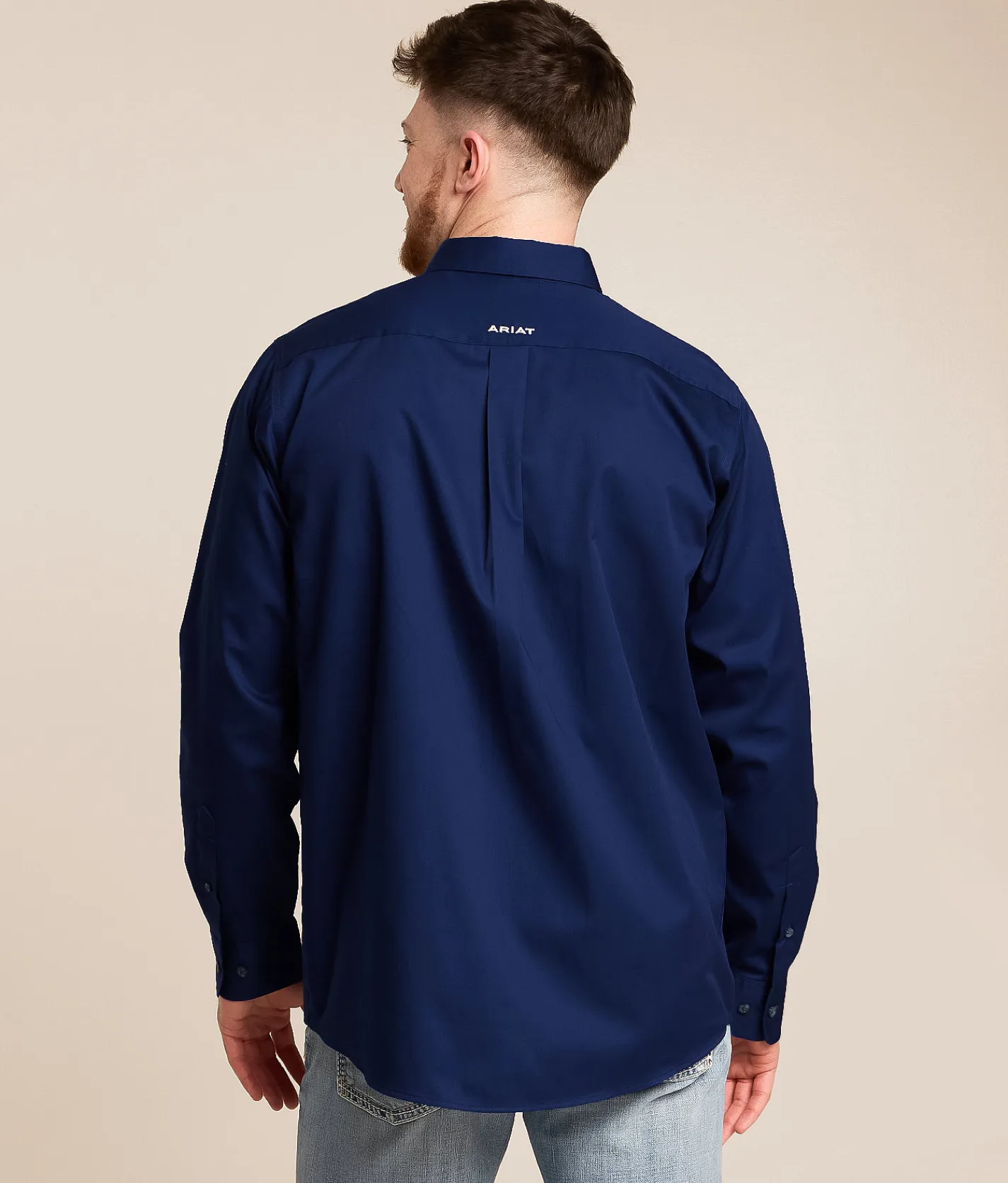 Tops | Ariat Team Logo Twill Classic Shirt Blue Depths White Serape