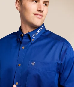 Tops | Ariat Team Logo Twill Classic Shirt Ultramarine