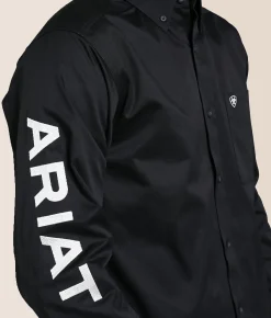 Tops | Ariat Team Logo Twill Shirt Black