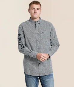 Tops | Ariat Team Pablo Classic Shirt White Black