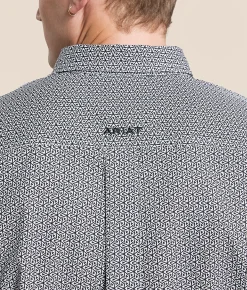 Tops | Ariat Team Pablo Classic Shirt White Black