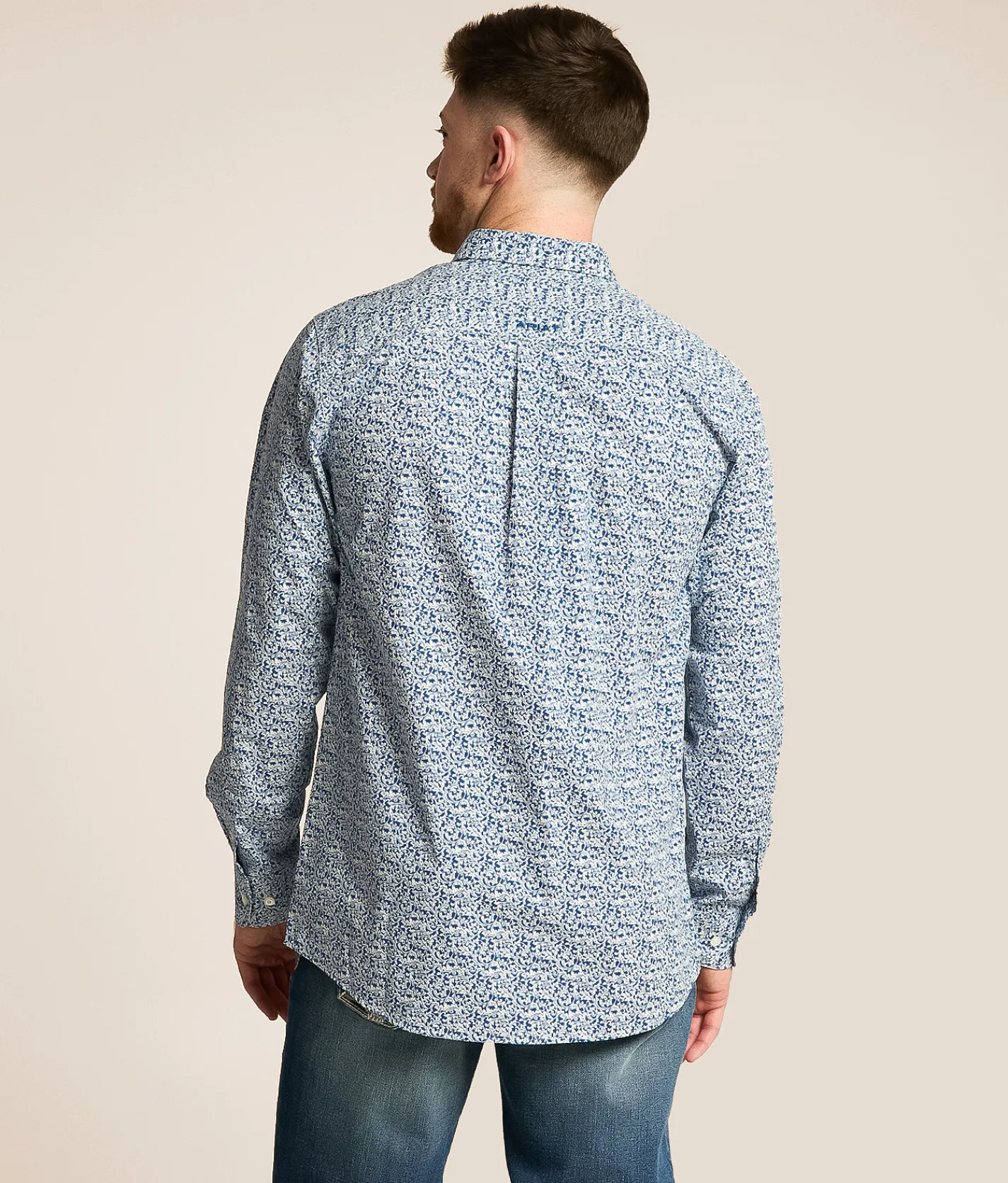 Ariat Team Parks Fitted Shirt Blue Navy Hot