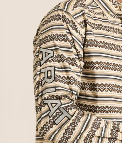 Ariat Team Peter Classic Shirt Khaki White