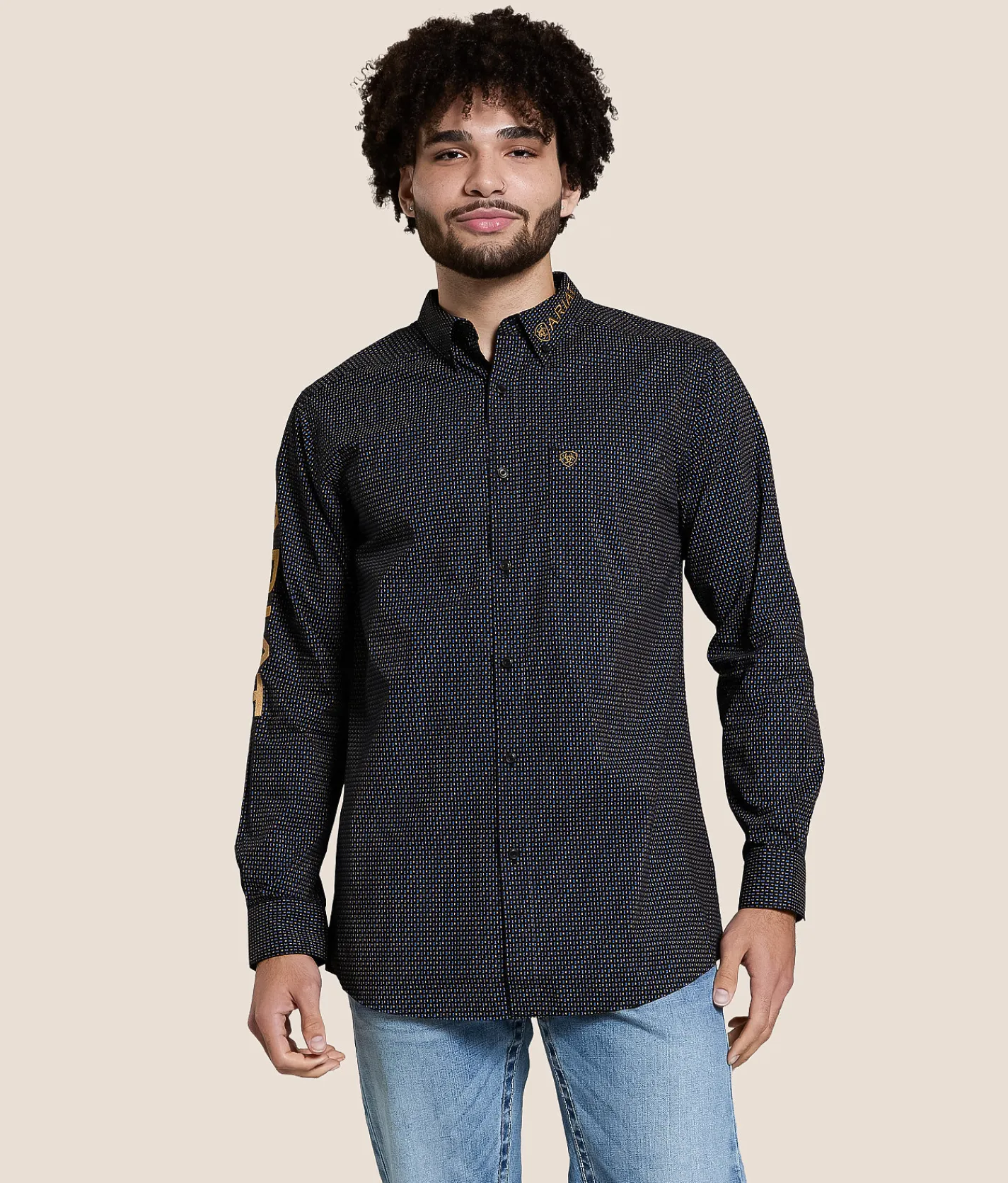 Ariat Team Portland Shirt Black Gold