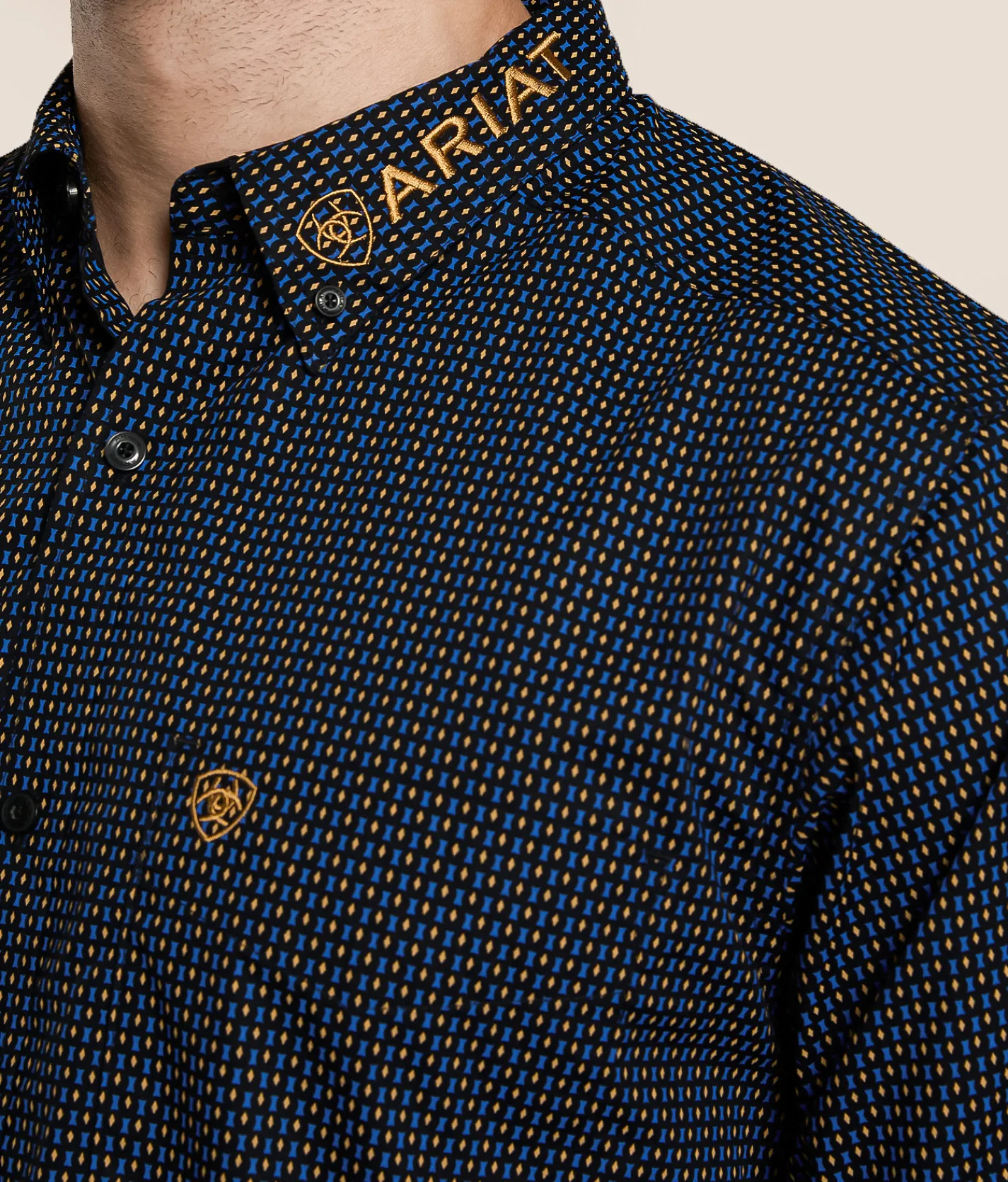 Ariat Team Portland Shirt Black Gold