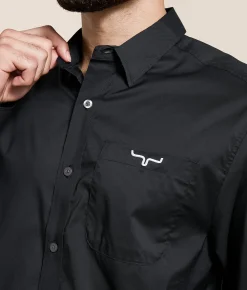 Tops | Kimes Ranch Team Stretch Shirt Khaki