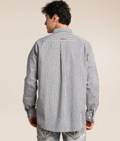 Tops | Ariat Team Ward Classic Western Shirt Black Red