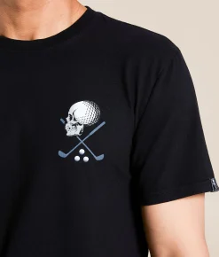 Sullen Teed Off T-Shirt Jet Black Outlet