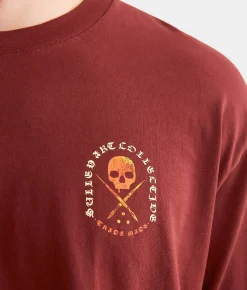 Graphic T-Shirts | Sullen Teen Heart Serpent T-Shirt Rum Raisin