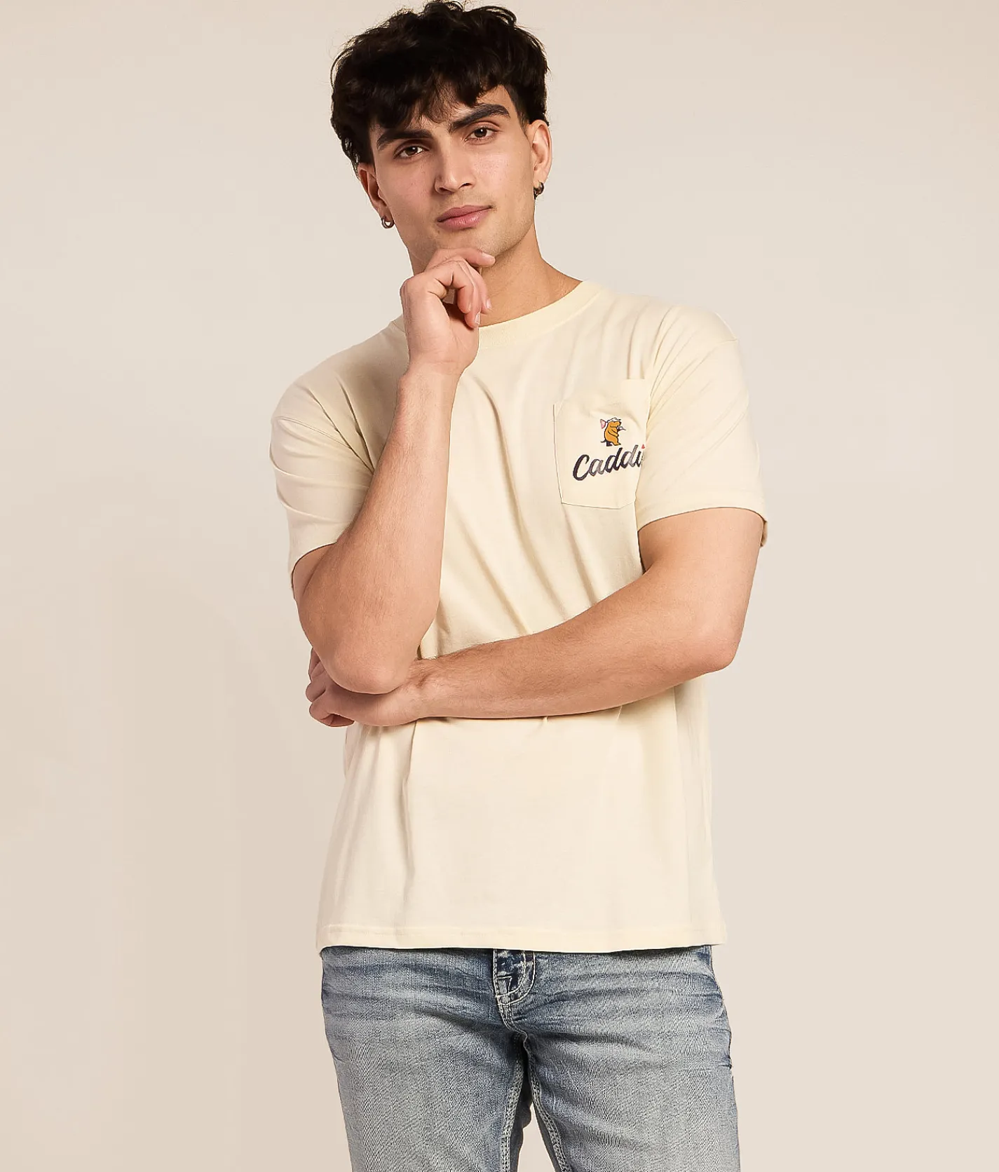 Tops|Graphic T-Shirts | Caddie Tee Time T-Shirt Ivory