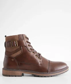 Steve Madden Teetr Boot Brown Clearance