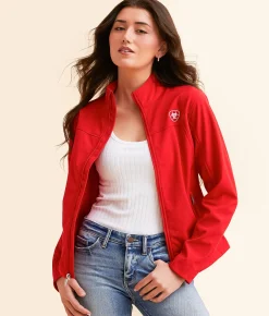 Ariat TEK Classic New Team Softshell Jacket Red Hot
