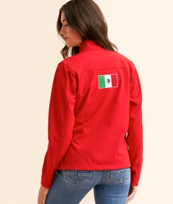 Ariat TEK Classic New Team Softshell Jacket Red Hot